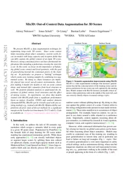 Mix3D: Out-of-Context Data Augmentation for 3D Scenes