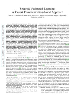Securing Federated Learning: A Covert Communication-based Approach