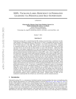 SSFL: Tackling Label Deficiency in Federated Learning via Personalized
  Self-Supervision