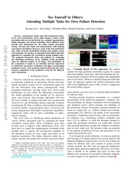 See Yourself in Others: Attending Multiple Tasks for Own Failure
  Detection
