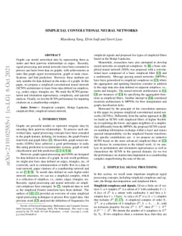 Simplicial Convolutional Neural Networks
