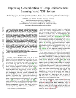 Improving Generalization of Deep Reinforcement Learning-based TSP
  Solvers