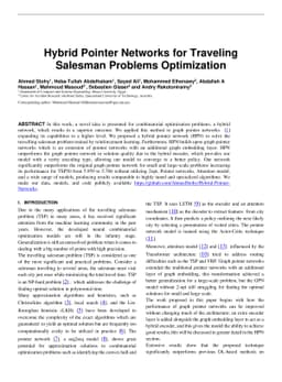 Hybrid Pointer Networks for Traveling Salesman Problems Optimization