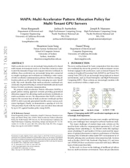 MAPA: Multi-Accelerator Pattern Allocation Policy for Multi-Tenant GPU
  Servers