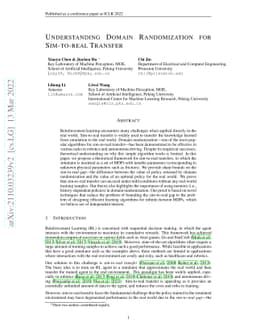 Understanding Domain Randomization for Sim-to-real Transfer