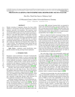 Prototype Learning for Interpretable Respiratory Sound Analysis