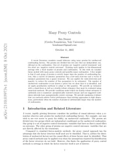 Many Proxy Controls