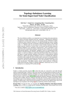Topology-Imbalance Learning for Semi-Supervised Node Classification