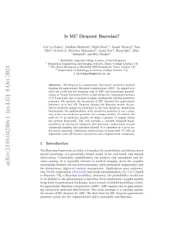 Is MC Dropout Bayesian?