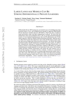 Large Language Models Can Be Strong Differentially Private Learners