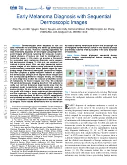 Early Melanoma Diagnosis with Sequential Dermoscopic Images