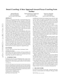 Smart Crawling: A New Approach toward Focus Crawling from Twitter