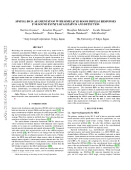 Spatial Data Augmentation with Simulated Room Impulse Responses for
  Sound Event Localization and Detection