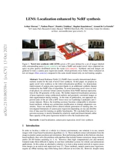 LENS: Localization enhanced by NeRF synthesis