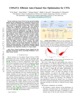 CONetV2: Efficient Auto-Channel Size Optimization for CNNs