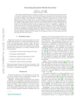 Extracting Dynamical Models from Data
