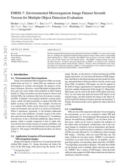 EMDS-7: Environmental Microorganism Image Dataset Seventh Version for
  Multiple Object Detection Evaluation