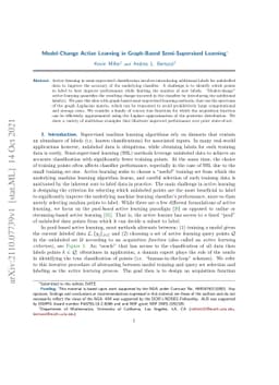 Model-Change Active Learning in Graph-Based Semi-Supervised Learning