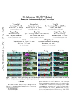 DG-Labeler and DGL-MOTS Dataset: Boost the Autonomous Driving Perception