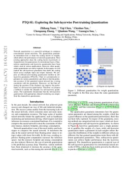 PTQ-SL: Exploring the Sub-layerwise Post-training Quantization