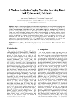 A Modern Analysis of Aging Machine Learning Based IoT Cybersecurity
  Methods