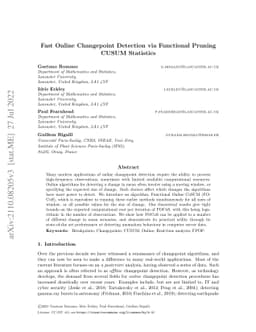 Fast Online Changepoint Detection via Functional Pruning CUSUM
  statistics
