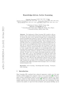 Knowledge-driven Active Learning
