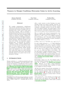 Nuances in Margin Conditions Determine Gains in Active Learning