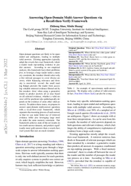 Answering Open-Domain Multi-Answer Questions via a Recall-then-Verify
  Framework