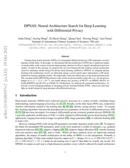 DPNAS: Neural Architecture Search for Deep Learning with Differential
  Privacy