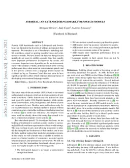 ASR4REAL: An extended benchmark for speech models