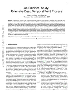 An Empirical Study: Extensive Deep Temporal Point Process