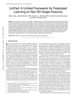 UniFed: A Unified Framework for Federated Learning on Non-IID Image
  Features