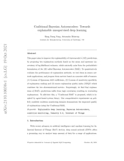 Coalitional Bayesian Autoencoders -- Towards explainable unsupervised
  deep learning