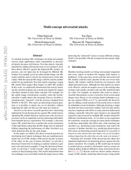 Multi-concept adversarial attacks