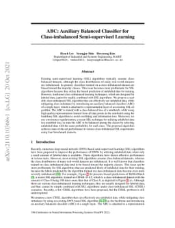 ABC: Auxiliary Balanced Classifier for Class-imbalanced Semi-supervised
  Learning