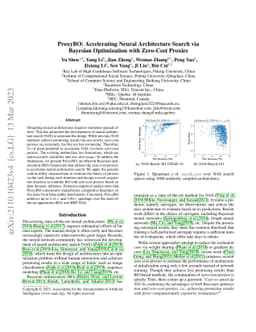 ProxyBO: Accelerating Neural Architecture Search via Bayesian
  Optimization with Zero-cost Proxies