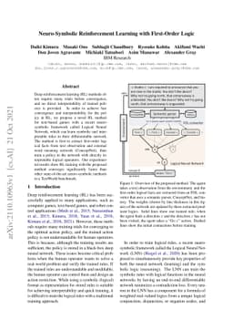 Neuro-Symbolic Reinforcement Learning with First-Order Logic