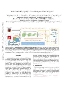 Pixel-Level Face Image Quality Assessment for Explainable Face
  Recognition