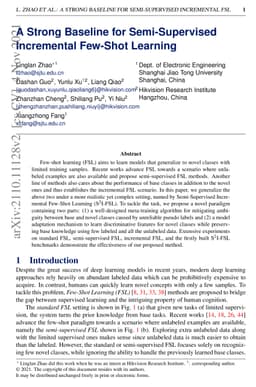 A Strong Baseline for Semi-Supervised Incremental Few-Shot Learning