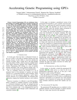 Accelerating Genetic Programming using GPUs