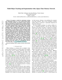 Multi-Object Tracking and Segmentation with a Space-Time Memory Network