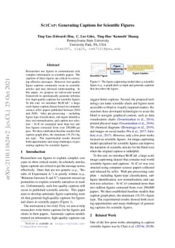 SciCap: Generating Captions for Scientific Figures