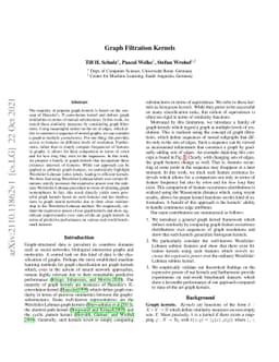 Graph Filtration Kernels