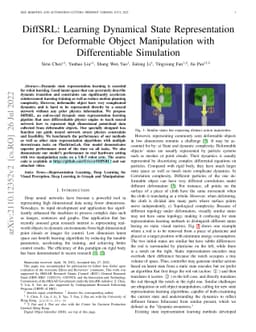DiffSRL: Learning Dynamical State Representation for Deformable Object
  Manipulation with Differentiable Simulator