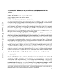 Parallel Peeling of Bipartite Networks for Hierarchical Dense Subgraph
  Discovery