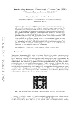 Accelerating Compact Fractals with Tensor Core GPUs