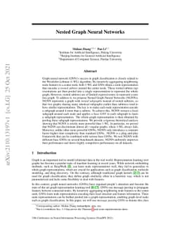 Nested Graph Neural Networks