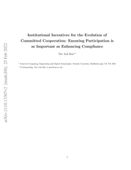 Institutional Incentives for the Evolution of Committed Cooperation:
  Ensuring Participation is as Important as Enhancing Compliance