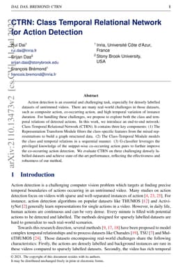 CTRN: Class-Temporal Relational Network for Action Detection